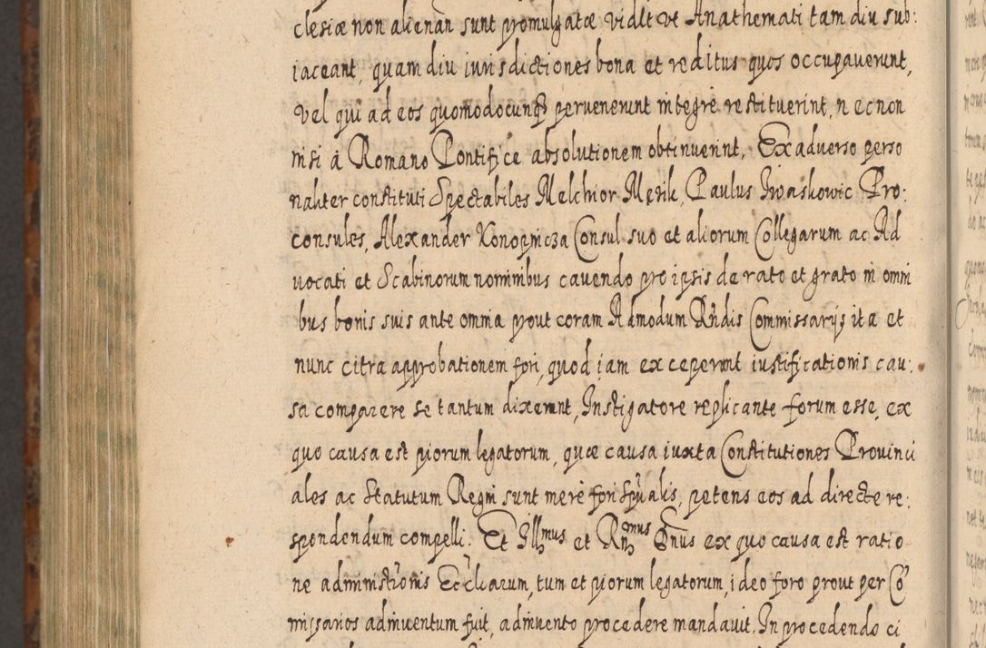 Zdjęcie nr 1343 dla obiektu archiwalnego: Acta actorum, causarum spiritualium, civilium, criminalium, obligationum, quietationum, inscpritionum, cessionum, decimarum, testamentorum R. D. Martini Szyszkowski, episcopi Cracoviensis, ducis Severiensis in annis 1624 - 1626. Tomus tertius.