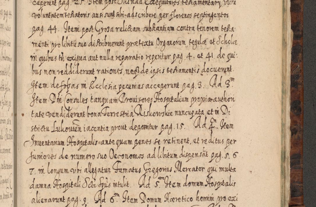 Zdjęcie nr 1342 dla obiektu archiwalnego: Acta actorum, causarum spiritualium, civilium, criminalium, obligationum, quietationum, inscpritionum, cessionum, decimarum, testamentorum R. D. Martini Szyszkowski, episcopi Cracoviensis, ducis Severiensis in annis 1624 - 1626. Tomus tertius.