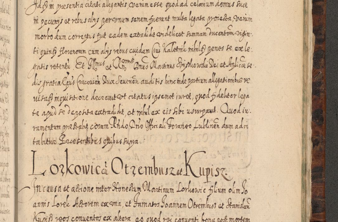 Zdjęcie nr 1338 dla obiektu archiwalnego: Acta actorum, causarum spiritualium, civilium, criminalium, obligationum, quietationum, inscpritionum, cessionum, decimarum, testamentorum R. D. Martini Szyszkowski, episcopi Cracoviensis, ducis Severiensis in annis 1624 - 1626. Tomus tertius.