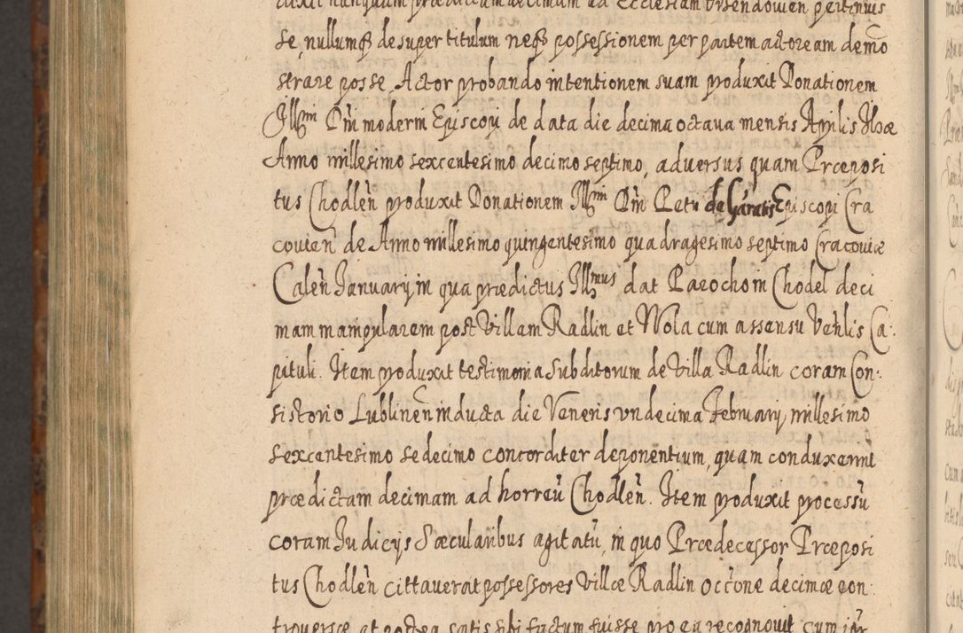 Zdjęcie nr 1333 dla obiektu archiwalnego: Acta actorum, causarum spiritualium, civilium, criminalium, obligationum, quietationum, inscpritionum, cessionum, decimarum, testamentorum R. D. Martini Szyszkowski, episcopi Cracoviensis, ducis Severiensis in annis 1624 - 1626. Tomus tertius.