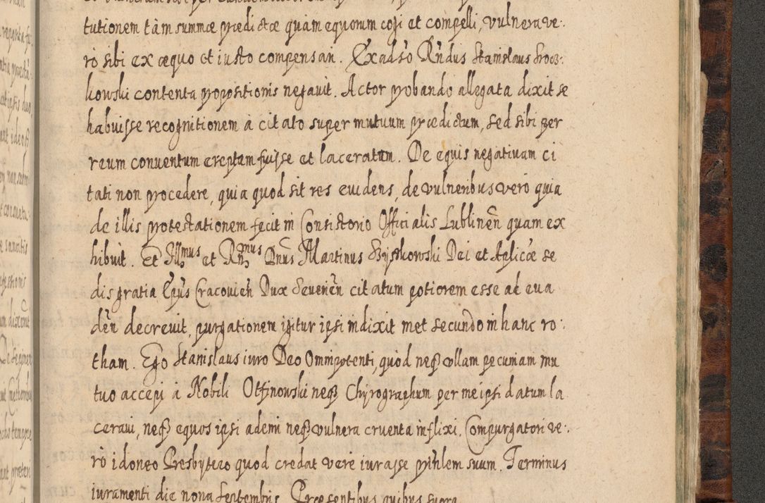 Zdjęcie nr 1326 dla obiektu archiwalnego: Acta actorum, causarum spiritualium, civilium, criminalium, obligationum, quietationum, inscpritionum, cessionum, decimarum, testamentorum R. D. Martini Szyszkowski, episcopi Cracoviensis, ducis Severiensis in annis 1624 - 1626. Tomus tertius.