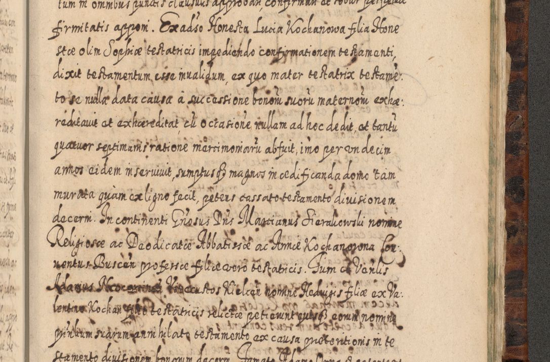 Zdjęcie nr 1322 dla obiektu archiwalnego: Acta actorum, causarum spiritualium, civilium, criminalium, obligationum, quietationum, inscpritionum, cessionum, decimarum, testamentorum R. D. Martini Szyszkowski, episcopi Cracoviensis, ducis Severiensis in annis 1624 - 1626. Tomus tertius.