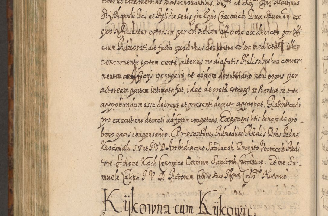 Zdjęcie nr 1319 dla obiektu archiwalnego: Acta actorum, causarum spiritualium, civilium, criminalium, obligationum, quietationum, inscpritionum, cessionum, decimarum, testamentorum R. D. Martini Szyszkowski, episcopi Cracoviensis, ducis Severiensis in annis 1624 - 1626. Tomus tertius.