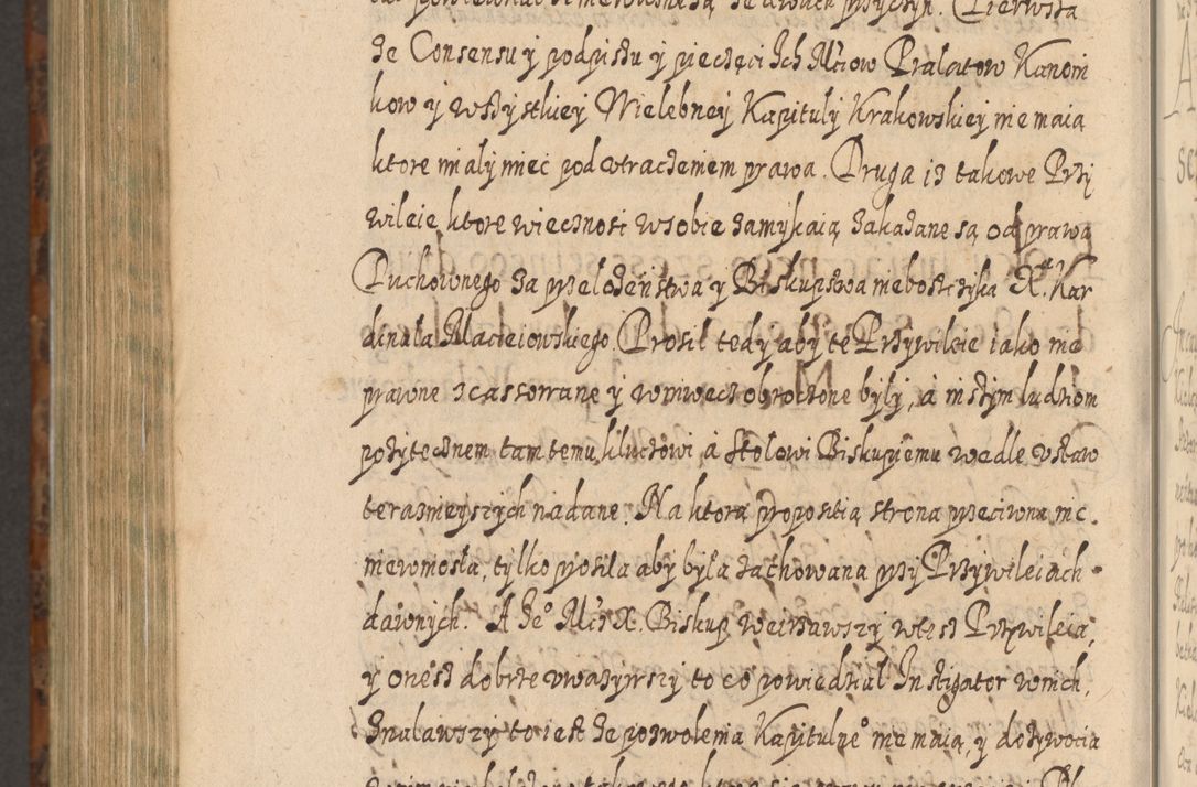 Zdjęcie nr 1317 dla obiektu archiwalnego: Acta actorum, causarum spiritualium, civilium, criminalium, obligationum, quietationum, inscpritionum, cessionum, decimarum, testamentorum R. D. Martini Szyszkowski, episcopi Cracoviensis, ducis Severiensis in annis 1624 - 1626. Tomus tertius.