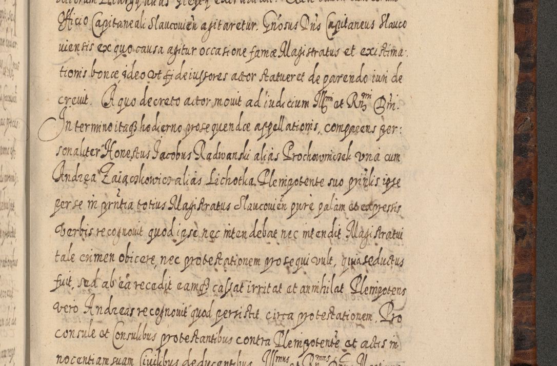 Zdjęcie nr 1314 dla obiektu archiwalnego: Acta actorum, causarum spiritualium, civilium, criminalium, obligationum, quietationum, inscpritionum, cessionum, decimarum, testamentorum R. D. Martini Szyszkowski, episcopi Cracoviensis, ducis Severiensis in annis 1624 - 1626. Tomus tertius.