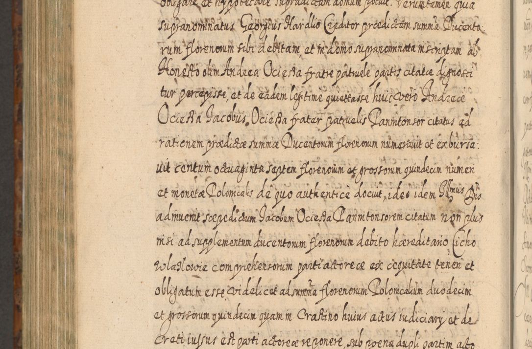 Zdjęcie nr 1307 dla obiektu archiwalnego: Acta actorum, causarum spiritualium, civilium, criminalium, obligationum, quietationum, inscpritionum, cessionum, decimarum, testamentorum R. D. Martini Szyszkowski, episcopi Cracoviensis, ducis Severiensis in annis 1624 - 1626. Tomus tertius.