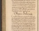 Zdjęcie nr 1297 dla obiektu archiwalnego: Acta actorum, causarum spiritualium, civilium, criminalium, obligationum, quietationum, inscpritionum, cessionum, decimarum, testamentorum R. D. Martini Szyszkowski, episcopi Cracoviensis, ducis Severiensis in annis 1624 - 1626. Tomus tertius.