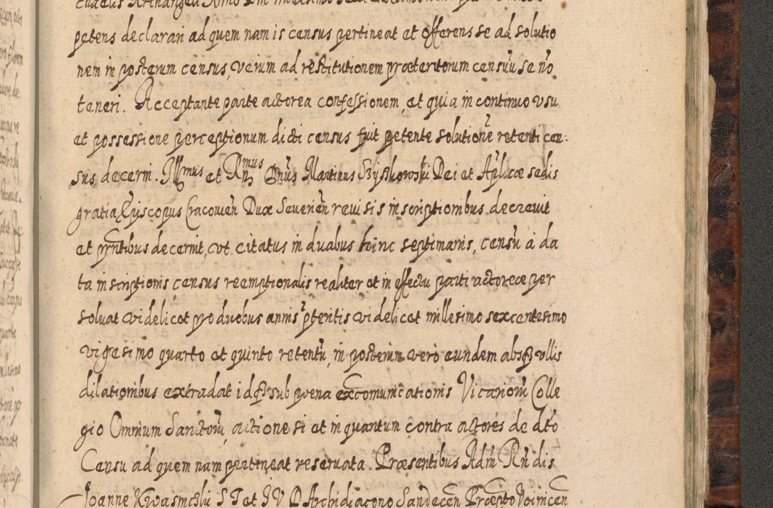 Zdjęcie nr 1294 dla obiektu archiwalnego: Acta actorum, causarum spiritualium, civilium, criminalium, obligationum, quietationum, inscpritionum, cessionum, decimarum, testamentorum R. D. Martini Szyszkowski, episcopi Cracoviensis, ducis Severiensis in annis 1624 - 1626. Tomus tertius.