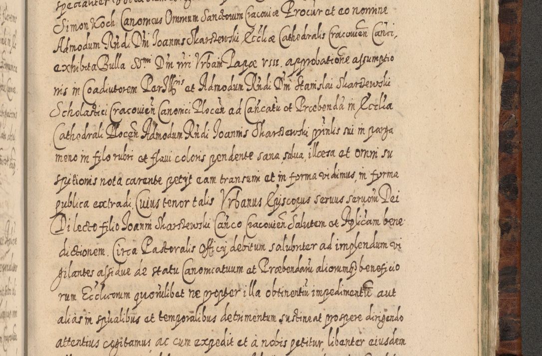 Zdjęcie nr 1284 dla obiektu archiwalnego: Acta actorum, causarum spiritualium, civilium, criminalium, obligationum, quietationum, inscpritionum, cessionum, decimarum, testamentorum R. D. Martini Szyszkowski, episcopi Cracoviensis, ducis Severiensis in annis 1624 - 1626. Tomus tertius.