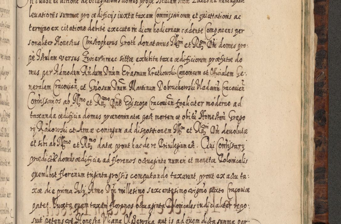 Zdjęcie nr 1276 dla obiektu archiwalnego: Acta actorum, causarum spiritualium, civilium, criminalium, obligationum, quietationum, inscpritionum, cessionum, decimarum, testamentorum R. D. Martini Szyszkowski, episcopi Cracoviensis, ducis Severiensis in annis 1624 - 1626. Tomus tertius.