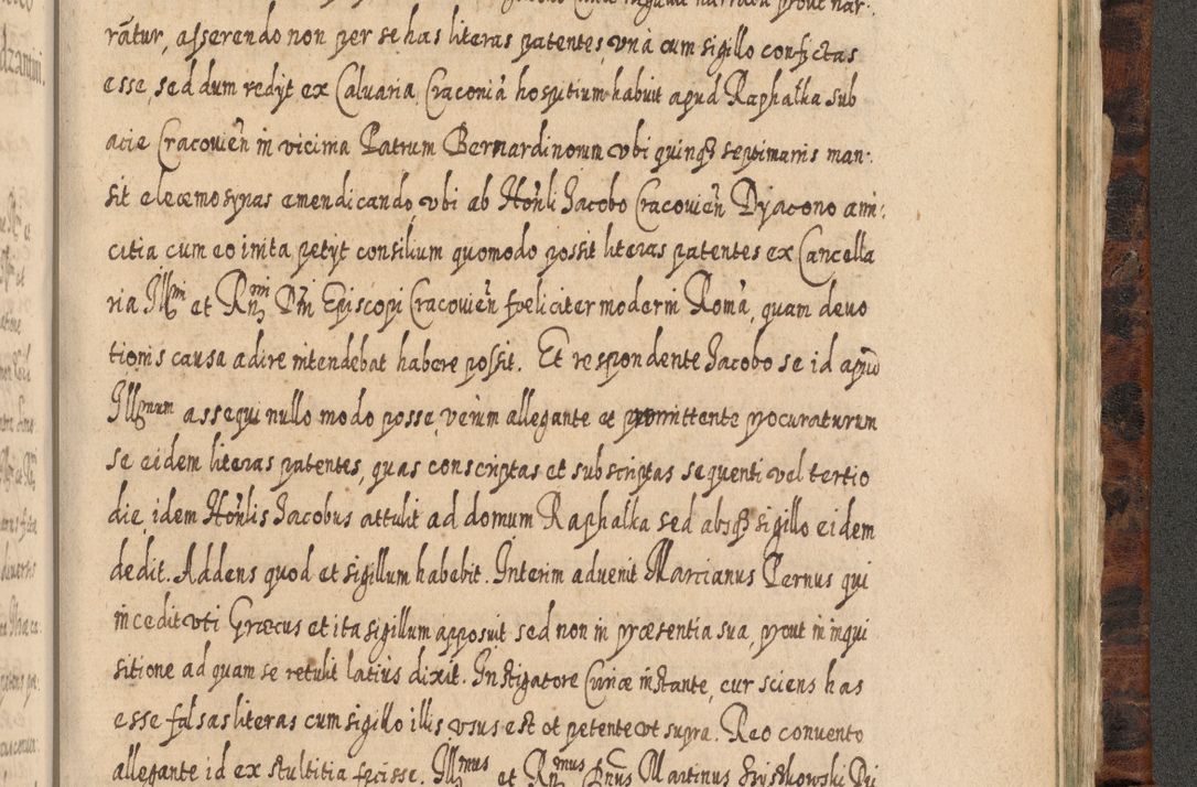 Zdjęcie nr 1274 dla obiektu archiwalnego: Acta actorum, causarum spiritualium, civilium, criminalium, obligationum, quietationum, inscpritionum, cessionum, decimarum, testamentorum R. D. Martini Szyszkowski, episcopi Cracoviensis, ducis Severiensis in annis 1624 - 1626. Tomus tertius.