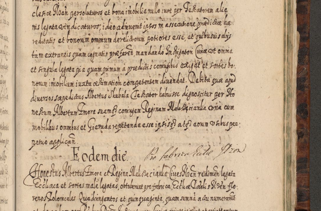Zdjęcie nr 1268 dla obiektu archiwalnego: Acta actorum, causarum spiritualium, civilium, criminalium, obligationum, quietationum, inscpritionum, cessionum, decimarum, testamentorum R. D. Martini Szyszkowski, episcopi Cracoviensis, ducis Severiensis in annis 1624 - 1626. Tomus tertius.