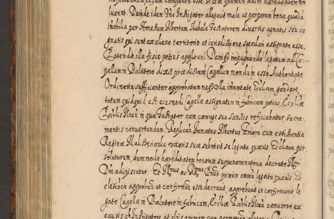 Zdjęcie nr 1267 dla obiektu archiwalnego: Acta actorum, causarum spiritualium, civilium, criminalium, obligationum, quietationum, inscpritionum, cessionum, decimarum, testamentorum R. D. Martini Szyszkowski, episcopi Cracoviensis, ducis Severiensis in annis 1624 - 1626. Tomus tertius.