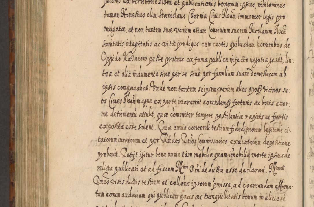 Zdjęcie nr 1265 dla obiektu archiwalnego: Acta actorum, causarum spiritualium, civilium, criminalium, obligationum, quietationum, inscpritionum, cessionum, decimarum, testamentorum R. D. Martini Szyszkowski, episcopi Cracoviensis, ducis Severiensis in annis 1624 - 1626. Tomus tertius.