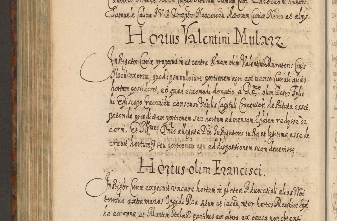 Zdjęcie nr 1263 dla obiektu archiwalnego: Acta actorum, causarum spiritualium, civilium, criminalium, obligationum, quietationum, inscpritionum, cessionum, decimarum, testamentorum R. D. Martini Szyszkowski, episcopi Cracoviensis, ducis Severiensis in annis 1624 - 1626. Tomus tertius.