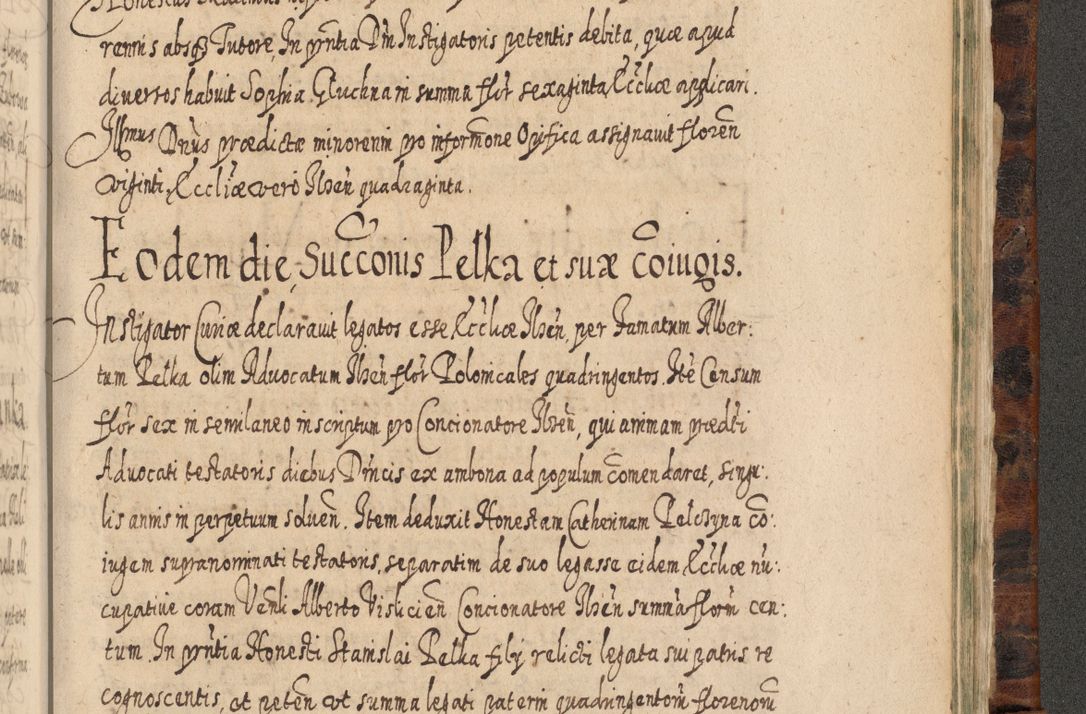Zdjęcie nr 1260 dla obiektu archiwalnego: Acta actorum, causarum spiritualium, civilium, criminalium, obligationum, quietationum, inscpritionum, cessionum, decimarum, testamentorum R. D. Martini Szyszkowski, episcopi Cracoviensis, ducis Severiensis in annis 1624 - 1626. Tomus tertius.