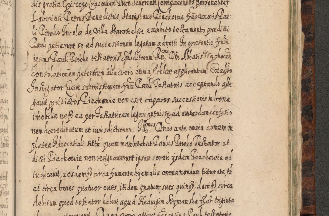 Zdjęcie nr 1252 dla obiektu archiwalnego: Acta actorum, causarum spiritualium, civilium, criminalium, obligationum, quietationum, inscpritionum, cessionum, decimarum, testamentorum R. D. Martini Szyszkowski, episcopi Cracoviensis, ducis Severiensis in annis 1624 - 1626. Tomus tertius.