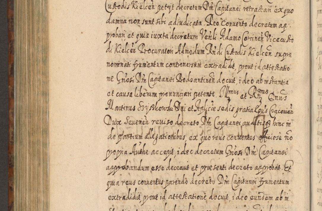 Zdjęcie nr 1239 dla obiektu archiwalnego: Acta actorum, causarum spiritualium, civilium, criminalium, obligationum, quietationum, inscpritionum, cessionum, decimarum, testamentorum R. D. Martini Szyszkowski, episcopi Cracoviensis, ducis Severiensis in annis 1624 - 1626. Tomus tertius.