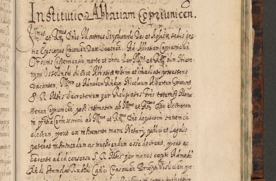 Zdjęcie nr 1236 dla obiektu archiwalnego: Acta actorum, causarum spiritualium, civilium, criminalium, obligationum, quietationum, inscpritionum, cessionum, decimarum, testamentorum R. D. Martini Szyszkowski, episcopi Cracoviensis, ducis Severiensis in annis 1624 - 1626. Tomus tertius.