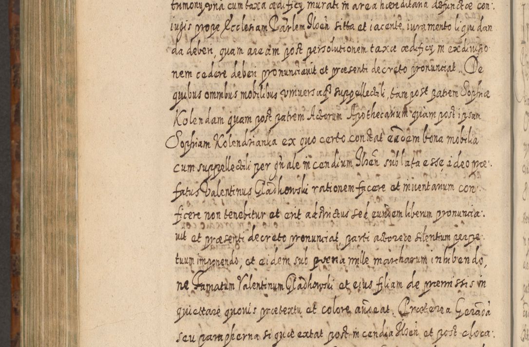Zdjęcie nr 1235 dla obiektu archiwalnego: Acta actorum, causarum spiritualium, civilium, criminalium, obligationum, quietationum, inscpritionum, cessionum, decimarum, testamentorum R. D. Martini Szyszkowski, episcopi Cracoviensis, ducis Severiensis in annis 1624 - 1626. Tomus tertius.