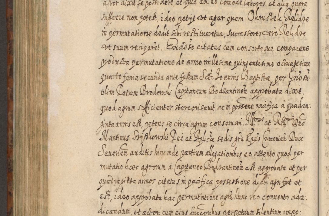 Zdjęcie nr 1231 dla obiektu archiwalnego: Acta actorum, causarum spiritualium, civilium, criminalium, obligationum, quietationum, inscpritionum, cessionum, decimarum, testamentorum R. D. Martini Szyszkowski, episcopi Cracoviensis, ducis Severiensis in annis 1624 - 1626. Tomus tertius.