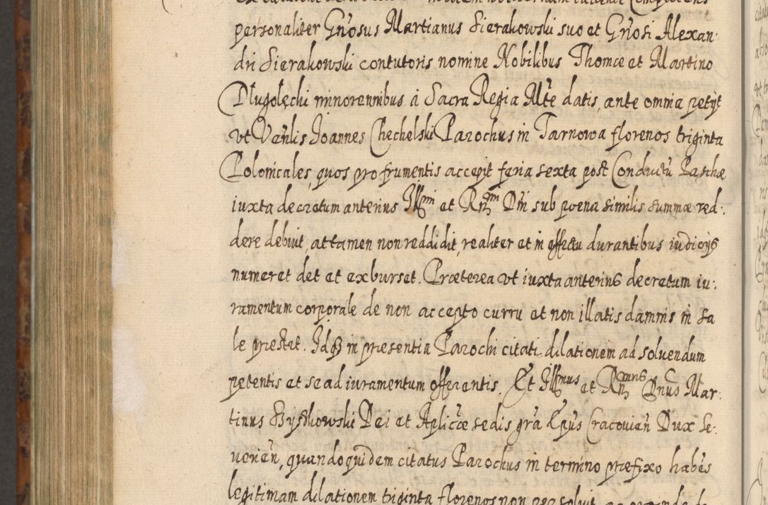Zdjęcie nr 1229 dla obiektu archiwalnego: Acta actorum, causarum spiritualium, civilium, criminalium, obligationum, quietationum, inscpritionum, cessionum, decimarum, testamentorum R. D. Martini Szyszkowski, episcopi Cracoviensis, ducis Severiensis in annis 1624 - 1626. Tomus tertius.