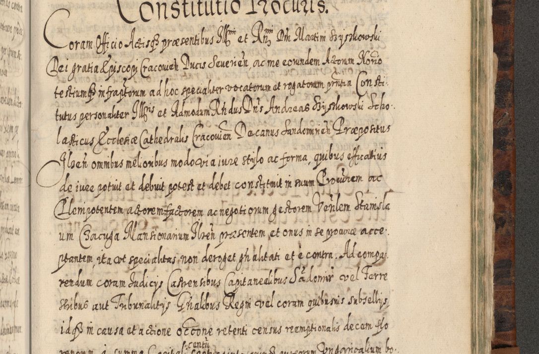 Zdjęcie nr 1226 dla obiektu archiwalnego: Acta actorum, causarum spiritualium, civilium, criminalium, obligationum, quietationum, inscpritionum, cessionum, decimarum, testamentorum R. D. Martini Szyszkowski, episcopi Cracoviensis, ducis Severiensis in annis 1624 - 1626. Tomus tertius.