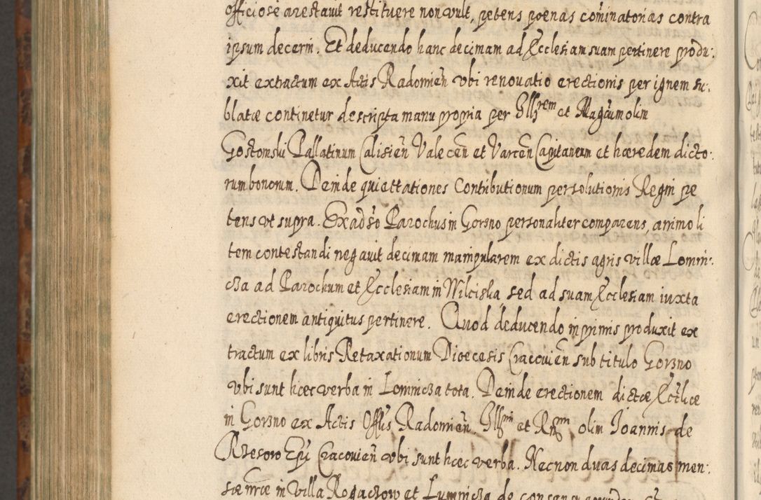 Zdjęcie nr 1225 dla obiektu archiwalnego: Acta actorum, causarum spiritualium, civilium, criminalium, obligationum, quietationum, inscpritionum, cessionum, decimarum, testamentorum R. D. Martini Szyszkowski, episcopi Cracoviensis, ducis Severiensis in annis 1624 - 1626. Tomus tertius.
