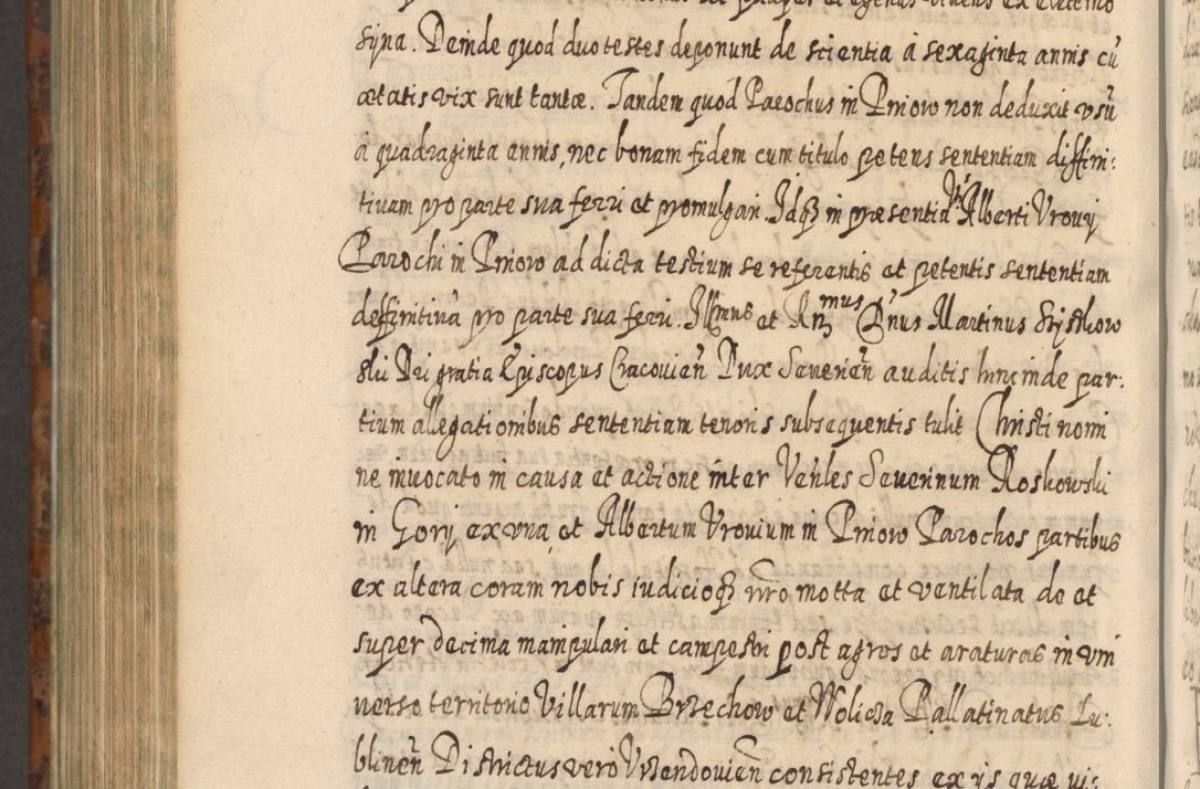 Zdjęcie nr 1223 dla obiektu archiwalnego: Acta actorum, causarum spiritualium, civilium, criminalium, obligationum, quietationum, inscpritionum, cessionum, decimarum, testamentorum R. D. Martini Szyszkowski, episcopi Cracoviensis, ducis Severiensis in annis 1624 - 1626. Tomus tertius.