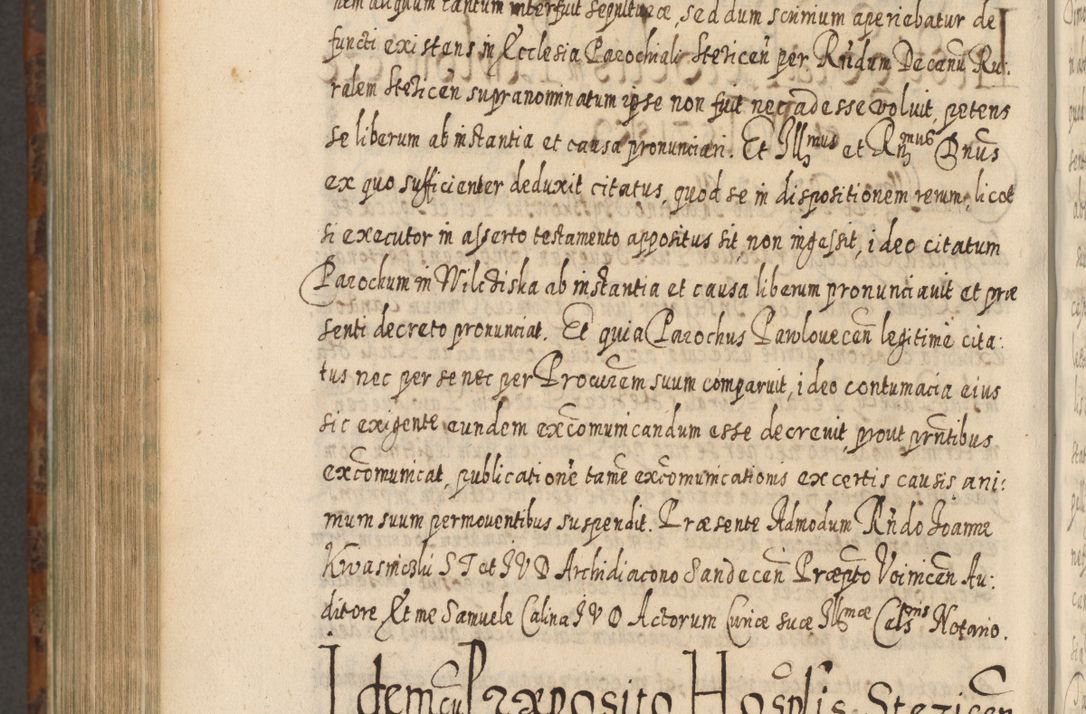 Zdjęcie nr 1219 dla obiektu archiwalnego: Acta actorum, causarum spiritualium, civilium, criminalium, obligationum, quietationum, inscpritionum, cessionum, decimarum, testamentorum R. D. Martini Szyszkowski, episcopi Cracoviensis, ducis Severiensis in annis 1624 - 1626. Tomus tertius.