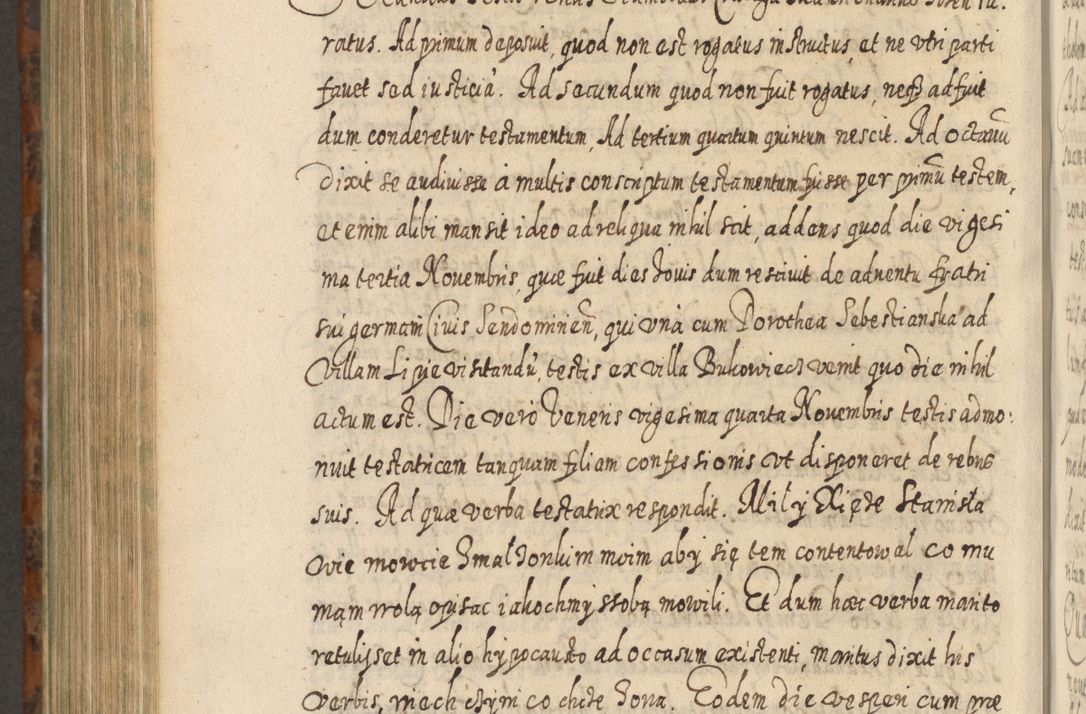 Zdjęcie nr 1215 dla obiektu archiwalnego: Acta actorum, causarum spiritualium, civilium, criminalium, obligationum, quietationum, inscpritionum, cessionum, decimarum, testamentorum R. D. Martini Szyszkowski, episcopi Cracoviensis, ducis Severiensis in annis 1624 - 1626. Tomus tertius.