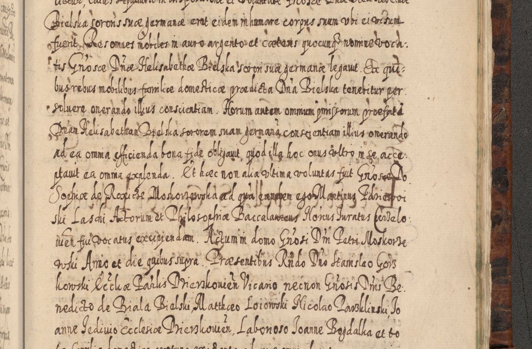 Zdjęcie nr 1412 dla obiektu archiwalnego: Acta actorum, causarum spiritualium, civilium, criminalium, obligationum, quietationum, inscpritionum, cessionum, decimarum, testamentorum R. D. Martini Szyszkowski, episcopi Cracoviensis, ducis Severiensis in annis 1624 - 1626. Tomus tertius.