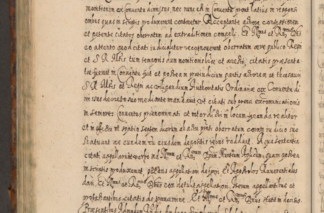 Zdjęcie nr 1409 dla obiektu archiwalnego: Acta actorum, causarum spiritualium, civilium, criminalium, obligationum, quietationum, inscpritionum, cessionum, decimarum, testamentorum R. D. Martini Szyszkowski, episcopi Cracoviensis, ducis Severiensis in annis 1624 - 1626. Tomus tertius.