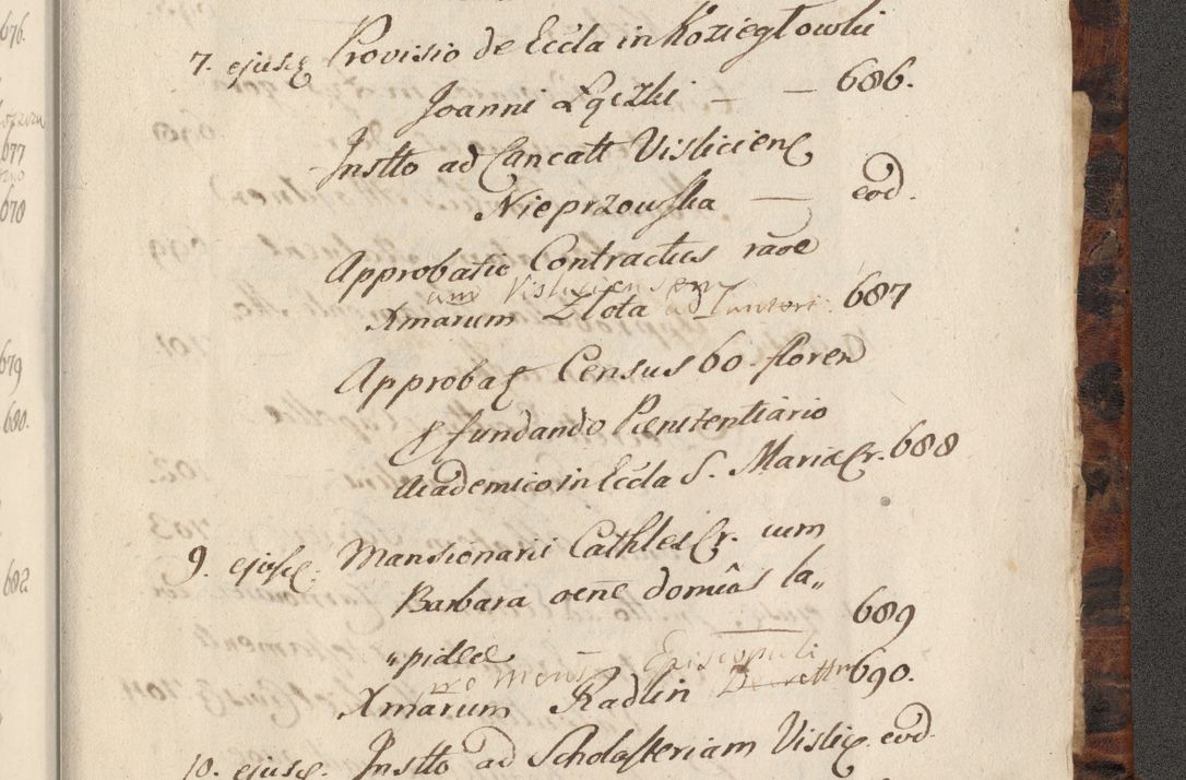 Zdjęcie nr 1494 dla obiektu archiwalnego: Acta actorum, causarum spiritualium, civilium, criminalium, obligationum, quietationum, inscpritionum, cessionum, decimarum, testamentorum R. D. Martini Szyszkowski, episcopi Cracoviensis, ducis Severiensis in annis 1624 - 1626. Tomus tertius.