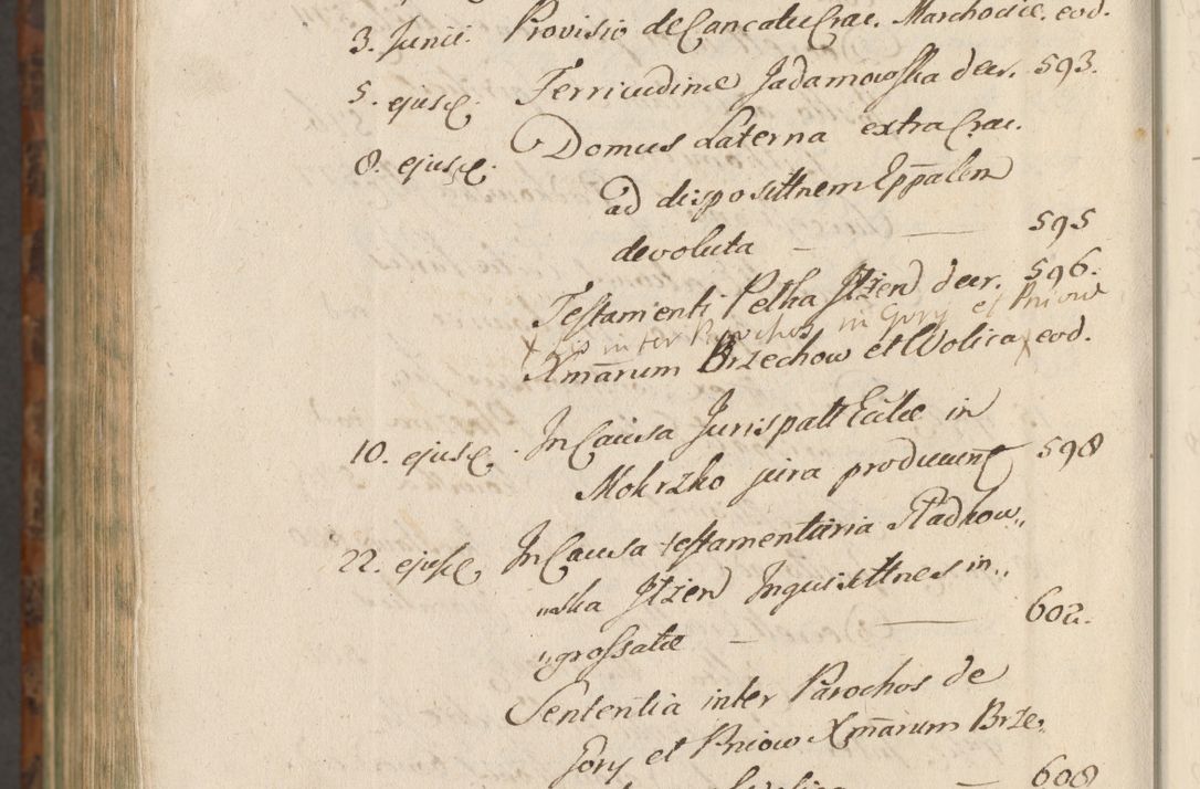 Zdjęcie nr 1489 dla obiektu archiwalnego: Acta actorum, causarum spiritualium, civilium, criminalium, obligationum, quietationum, inscpritionum, cessionum, decimarum, testamentorum R. D. Martini Szyszkowski, episcopi Cracoviensis, ducis Severiensis in annis 1624 - 1626. Tomus tertius.