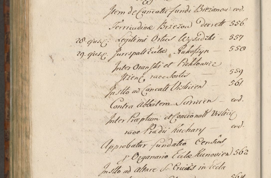 Zdjęcie nr 1487 dla obiektu archiwalnego: Acta actorum, causarum spiritualium, civilium, criminalium, obligationum, quietationum, inscpritionum, cessionum, decimarum, testamentorum R. D. Martini Szyszkowski, episcopi Cracoviensis, ducis Severiensis in annis 1624 - 1626. Tomus tertius.