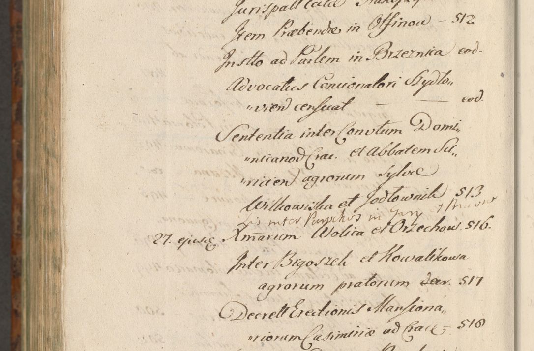 Zdjęcie nr 1485 dla obiektu archiwalnego: Acta actorum, causarum spiritualium, civilium, criminalium, obligationum, quietationum, inscpritionum, cessionum, decimarum, testamentorum R. D. Martini Szyszkowski, episcopi Cracoviensis, ducis Severiensis in annis 1624 - 1626. Tomus tertius.