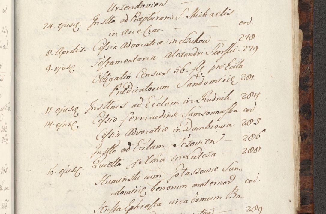 Zdjęcie nr 1476 dla obiektu archiwalnego: Acta actorum, causarum spiritualium, civilium, criminalium, obligationum, quietationum, inscpritionum, cessionum, decimarum, testamentorum R. D. Martini Szyszkowski, episcopi Cracoviensis, ducis Severiensis in annis 1624 - 1626. Tomus tertius.
