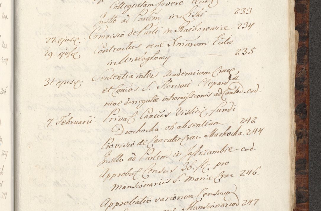 Zdjęcie nr 1474 dla obiektu archiwalnego: Acta actorum, causarum spiritualium, civilium, criminalium, obligationum, quietationum, inscpritionum, cessionum, decimarum, testamentorum R. D. Martini Szyszkowski, episcopi Cracoviensis, ducis Severiensis in annis 1624 - 1626. Tomus tertius.