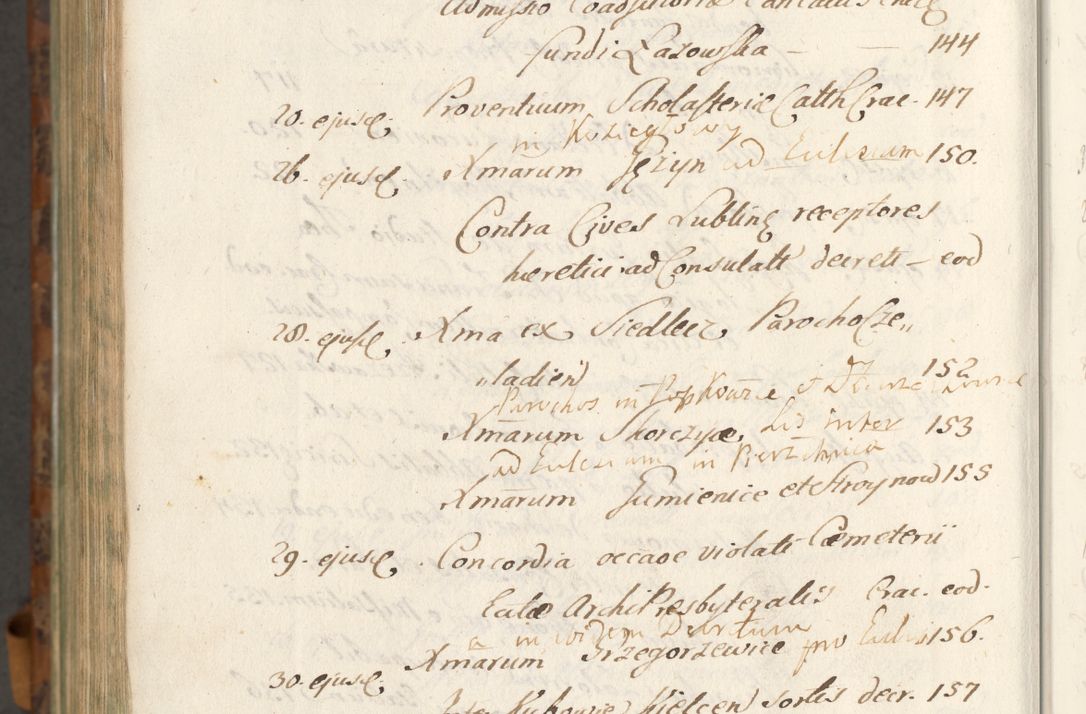 Zdjęcie nr 1471 dla obiektu archiwalnego: Acta actorum, causarum spiritualium, civilium, criminalium, obligationum, quietationum, inscpritionum, cessionum, decimarum, testamentorum R. D. Martini Szyszkowski, episcopi Cracoviensis, ducis Severiensis in annis 1624 - 1626. Tomus tertius.