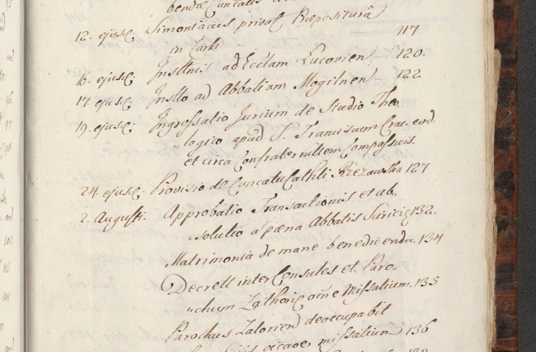 Zdjęcie nr 1470 dla obiektu archiwalnego: Acta actorum, causarum spiritualium, civilium, criminalium, obligationum, quietationum, inscpritionum, cessionum, decimarum, testamentorum R. D. Martini Szyszkowski, episcopi Cracoviensis, ducis Severiensis in annis 1624 - 1626. Tomus tertius.