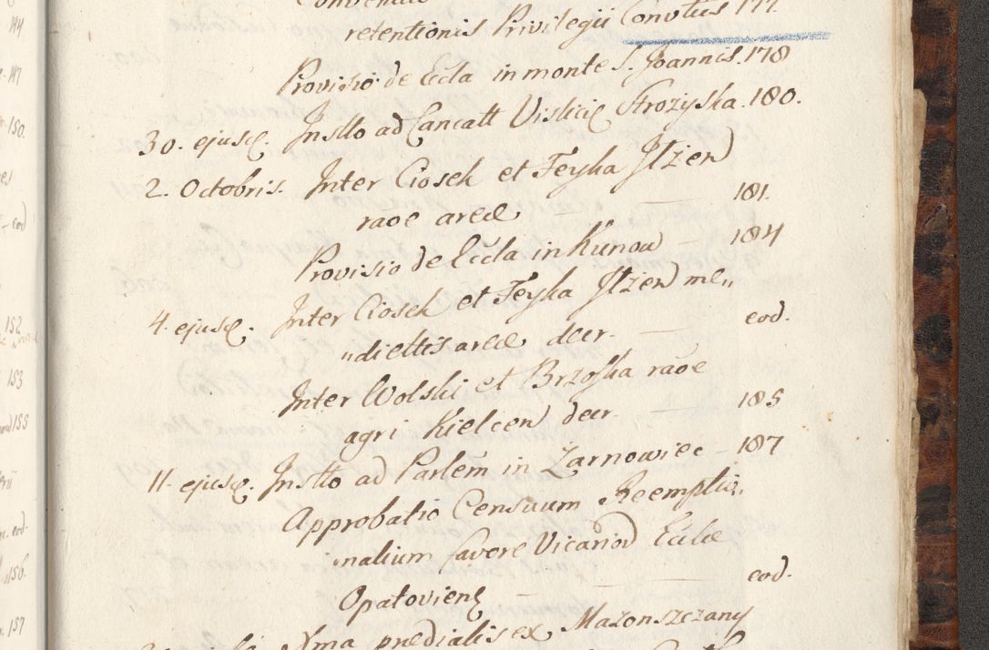 Zdjęcie nr 1472 dla obiektu archiwalnego: Acta actorum, causarum spiritualium, civilium, criminalium, obligationum, quietationum, inscpritionum, cessionum, decimarum, testamentorum R. D. Martini Szyszkowski, episcopi Cracoviensis, ducis Severiensis in annis 1624 - 1626. Tomus tertius.