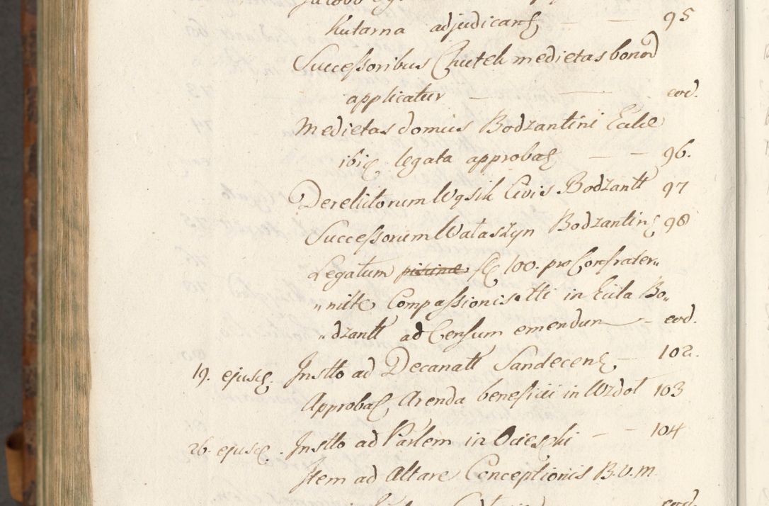 Zdjęcie nr 1469 dla obiektu archiwalnego: Acta actorum, causarum spiritualium, civilium, criminalium, obligationum, quietationum, inscpritionum, cessionum, decimarum, testamentorum R. D. Martini Szyszkowski, episcopi Cracoviensis, ducis Severiensis in annis 1624 - 1626. Tomus tertius.