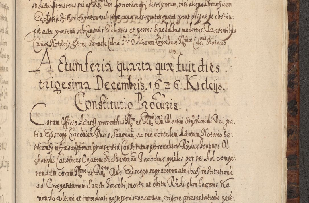 Zdjęcie nr 1462 dla obiektu archiwalnego: Acta actorum, causarum spiritualium, civilium, criminalium, obligationum, quietationum, inscpritionum, cessionum, decimarum, testamentorum R. D. Martini Szyszkowski, episcopi Cracoviensis, ducis Severiensis in annis 1624 - 1626. Tomus tertius.
