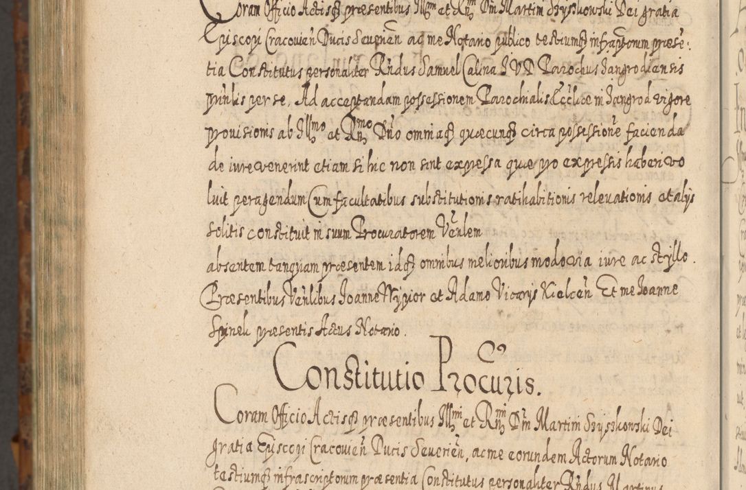 Zdjęcie nr 1457 dla obiektu archiwalnego: Acta actorum, causarum spiritualium, civilium, criminalium, obligationum, quietationum, inscpritionum, cessionum, decimarum, testamentorum R. D. Martini Szyszkowski, episcopi Cracoviensis, ducis Severiensis in annis 1624 - 1626. Tomus tertius.