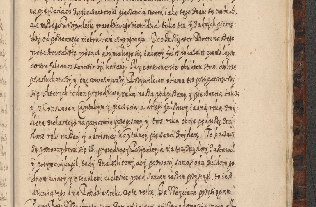 Zdjęcie nr 1448 dla obiektu archiwalnego: Acta actorum, causarum spiritualium, civilium, criminalium, obligationum, quietationum, inscpritionum, cessionum, decimarum, testamentorum R. D. Martini Szyszkowski, episcopi Cracoviensis, ducis Severiensis in annis 1624 - 1626. Tomus tertius.
