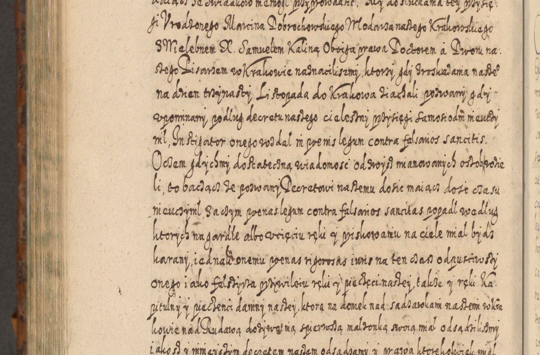 Zdjęcie nr 1449 dla obiektu archiwalnego: Acta actorum, causarum spiritualium, civilium, criminalium, obligationum, quietationum, inscpritionum, cessionum, decimarum, testamentorum R. D. Martini Szyszkowski, episcopi Cracoviensis, ducis Severiensis in annis 1624 - 1626. Tomus tertius.