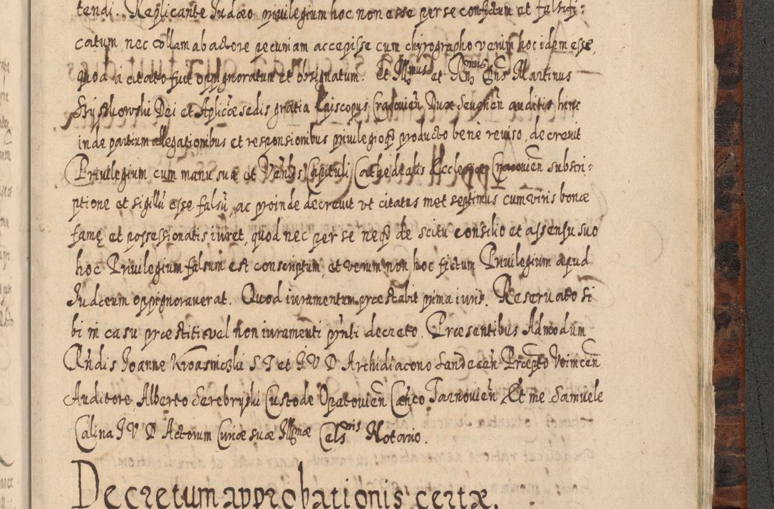 Zdjęcie nr 1444 dla obiektu archiwalnego: Acta actorum, causarum spiritualium, civilium, criminalium, obligationum, quietationum, inscpritionum, cessionum, decimarum, testamentorum R. D. Martini Szyszkowski, episcopi Cracoviensis, ducis Severiensis in annis 1624 - 1626. Tomus tertius.