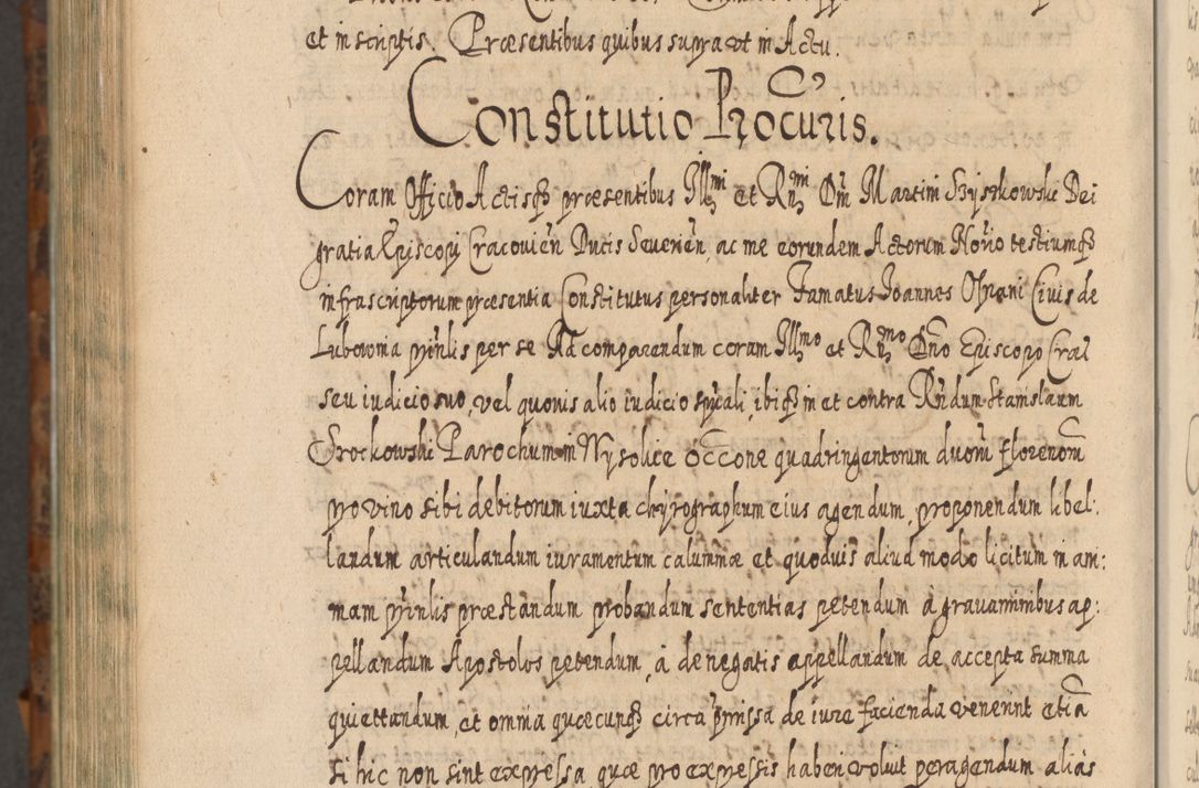 Zdjęcie nr 1441 dla obiektu archiwalnego: Acta actorum, causarum spiritualium, civilium, criminalium, obligationum, quietationum, inscpritionum, cessionum, decimarum, testamentorum R. D. Martini Szyszkowski, episcopi Cracoviensis, ducis Severiensis in annis 1624 - 1626. Tomus tertius.