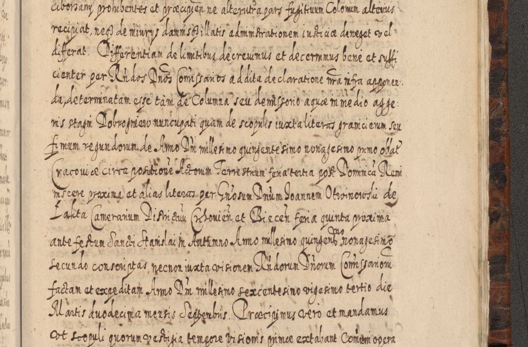 Zdjęcie nr 1438 dla obiektu archiwalnego: Acta actorum, causarum spiritualium, civilium, criminalium, obligationum, quietationum, inscpritionum, cessionum, decimarum, testamentorum R. D. Martini Szyszkowski, episcopi Cracoviensis, ducis Severiensis in annis 1624 - 1626. Tomus tertius.